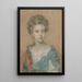Portrait of a Young Woman - Michael Dahl — framed artwork on a wall