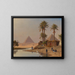 The Pyramids of Giza - Michael Haubtmann — framed artwork on a wall