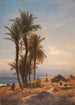 Mediterranean landscape painting - Michael Haubtmann — artwork view