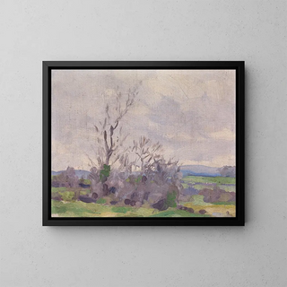 A landscape - Michael Healy — framed artwork on a wall