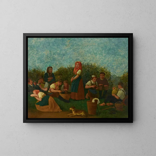 Repos dans le vignoble de la famille Schreiber - Michael Neder — framed artwork on a wall