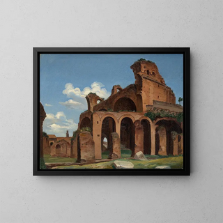 La basilique de Constantin à Rome - Michael Neher — framed artwork on a wall