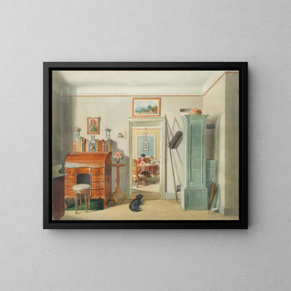 Interior Painting - Michael Stohl — framed artwork on a wall
