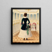 Masked Ball Painting in the Dance Hall of Café Sperl - Michael Stohl — framed artwork on a wall