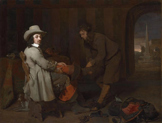 Anthonij de Bordes et son valet - Michael Sweerts — artwork view