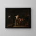 Visit to the Sick - Michael Sweerts — framed artwork on a wall