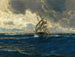 A three-mast at sea - Michael Zeno Diemer — artwork view