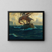 The Ghost Ship - Michael Zeno Diemer — framed artwork on a wall