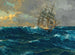 Three-mast ship at sea high - Michael Zeno Diemer — artwork view