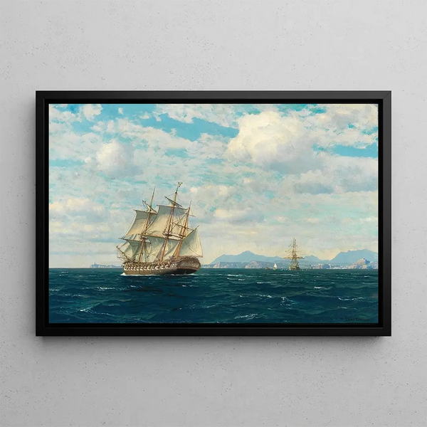 South Africa View of the Cape of Good Hope - Michael Zeno Diemer — framed artwork on a wall