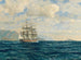 Trois-mâts dans le détroit de Messine - Michael Zeno Diemer — artwork view