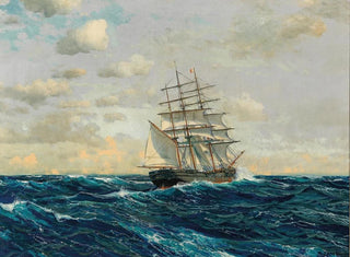 Three Masters at Sea - Michael Zeno Diemer — artwork view