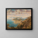 View of Dubrovnik - Michael Zeno Diemer — framed artwork on a wall