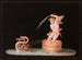 Cupid pulled by two sea serpents - Michelangelo Maestri — artwork view
