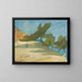Trees in a landscape - Michalis Oikonomou — framed artwork on a wall