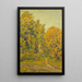Autumn Landscape Baccarat - Michel Auguste Colle — framed artwork on a wall