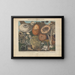 Atlas of Suspect and Poisonous Edible Mushrooms Pl02 - Michel Étienne Descourtilz — framed artwork on a wall