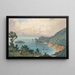 North Coast from North Post - Michel Jean Cazabon — framed artwork on a wall