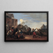 Bambocciata - Michelangelo Cerquozzi — framed artwork on a wall