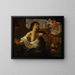 Daniel in the lion's den - Michelangelo Ricciolini — framed artwork on a wall