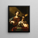 Allegory of Music - Michele Desubleo — framed artwork on a wall