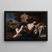 The Dream of Jacob - Michele Desubleo — framed artwork on a wall