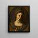 Madonna in Prayer - Michele Desubleo — framed artwork on a wall
