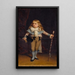 The Little Lord - Michele Gordigiani — framed artwork on a wall