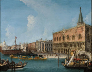 Palace of the Doges in Venice - Michele Marieschi — artwork view