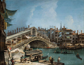Pont du Rialto à Venise - Michele Marieschi — artwork view