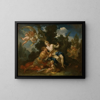 Rinaldo et Armide - Michele Rocca — framed artwork on a wall