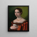Portrait of a Lady - Michele Tosini — framed artwork on a wall