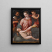 La Sainte Famille avec l'enfant saint Jean-Baptiste - Michele Tosini — framed artwork on a wall