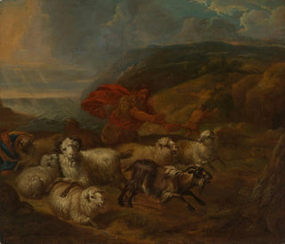 Polyphème et les compagnons fuyants d'Ulysse - Michiel Carré — artwork view