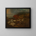 Polyphème et les compagnons fuyants d'Ulysse - Michiel Carré — framed artwork on a wall