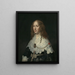 Portrait Painting of Aegje Hasselaer - Michiel Jansz. van Mierevelt — framed artwork on a wall