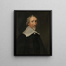 Portrait of Jacob Cats 1577-1660 - Michiel Jansz. van Mierevelt — framed artwork on a wall