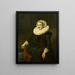 Portrait of an elderly woman - Michiel Jansz. van Mierevelt — framed artwork on a wall