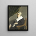Portrait of a Woman - Michiel Nouts — framed artwork on a wall