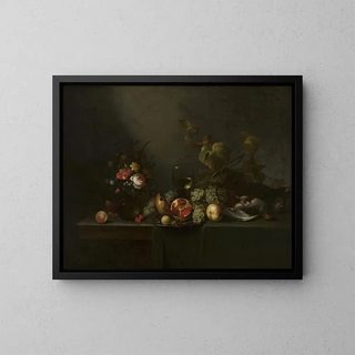 Fruit Painting - Michiel Simons — framed artwork on a wall