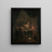 a musical celebration by candlelight - Michiel Versteegh — framed artwork on a wall