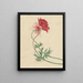 Two branches, each with a flower - Michiel van Huysum — framed artwork on a wall