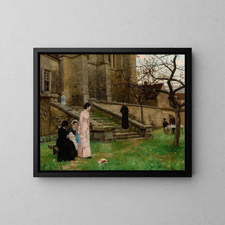 Encounter with His First Love - Middleton Jameson — framed artwork on a wall