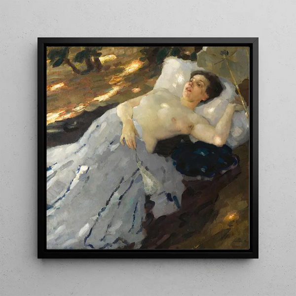 Midsummer - Leo Putz — framed artwork on a wall