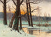 Snowy Stream Landscape - Mieczysław Korwin Piotrowski — artwork view
