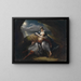 Angelika et Médor - Mihael Stroj — framed artwork on a wall