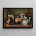 Fête du nom de grand-père Nagyap névnapja - Mihály Munkácsy — framed artwork on a wall