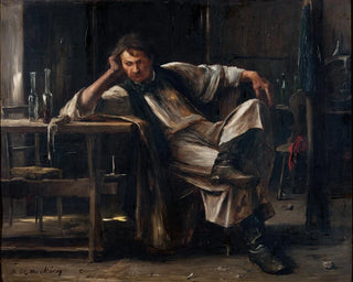 Self-contempt - Mihály Munkácsy — artwork view