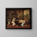 The Music Room - Mihály Munkácsy — framed artwork on a wall