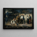 Village Scene Hungarian - Mihály Munkácsy — framed artwork on a wall